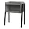 Monarch Specialties Accent Table - 23"H / Grey / Black Metal I 3591 - alternate 1